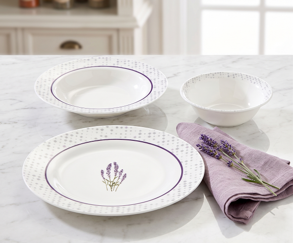 Set 18 vase din portelan, Ø 15, Ø 21 si Ø 26 cm, Grunberg DS185TR thumbnail 2