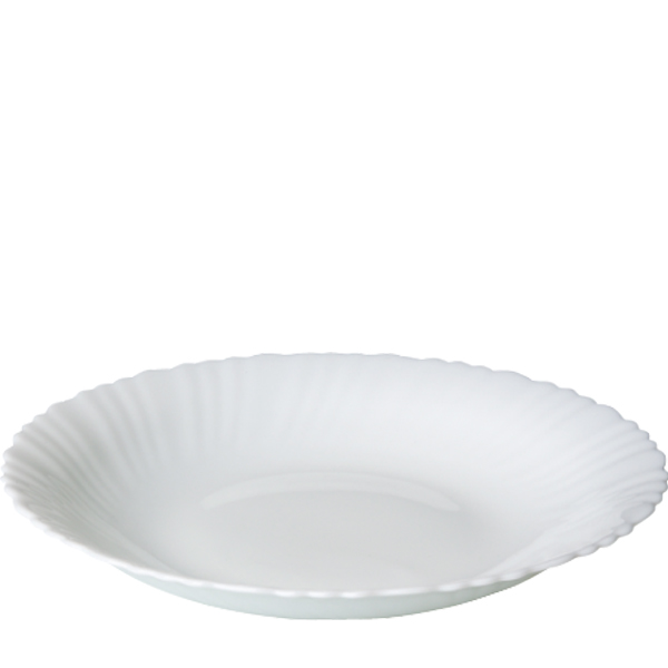 Farfurie adanca din sticla opal alb, 24 cm, Grunberg LHSP240 Cod produs: LHSP240 thumbnail 2