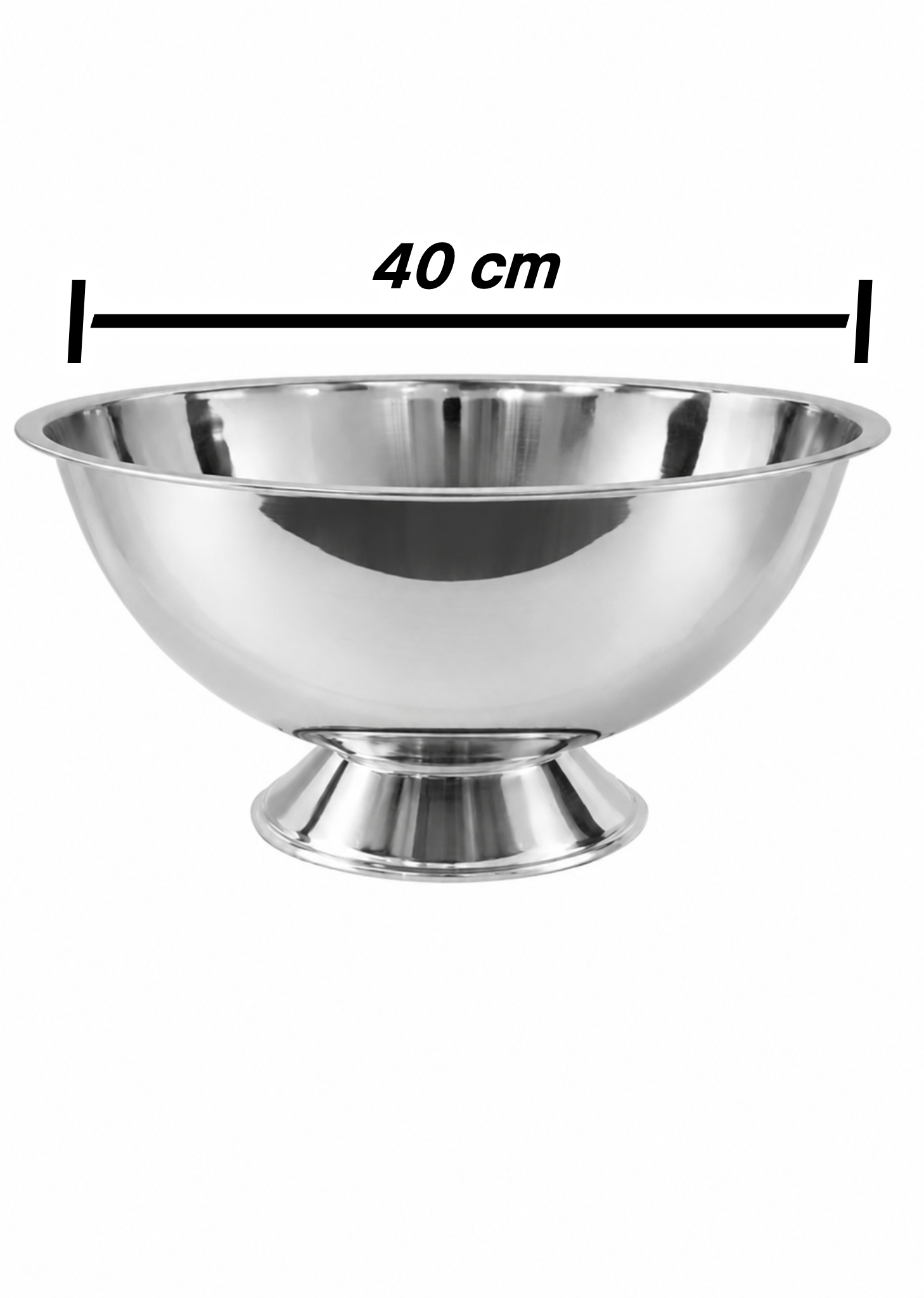 Bol frapiera pentru gheață din inox – Cod IPB13 – Ø 40 cm