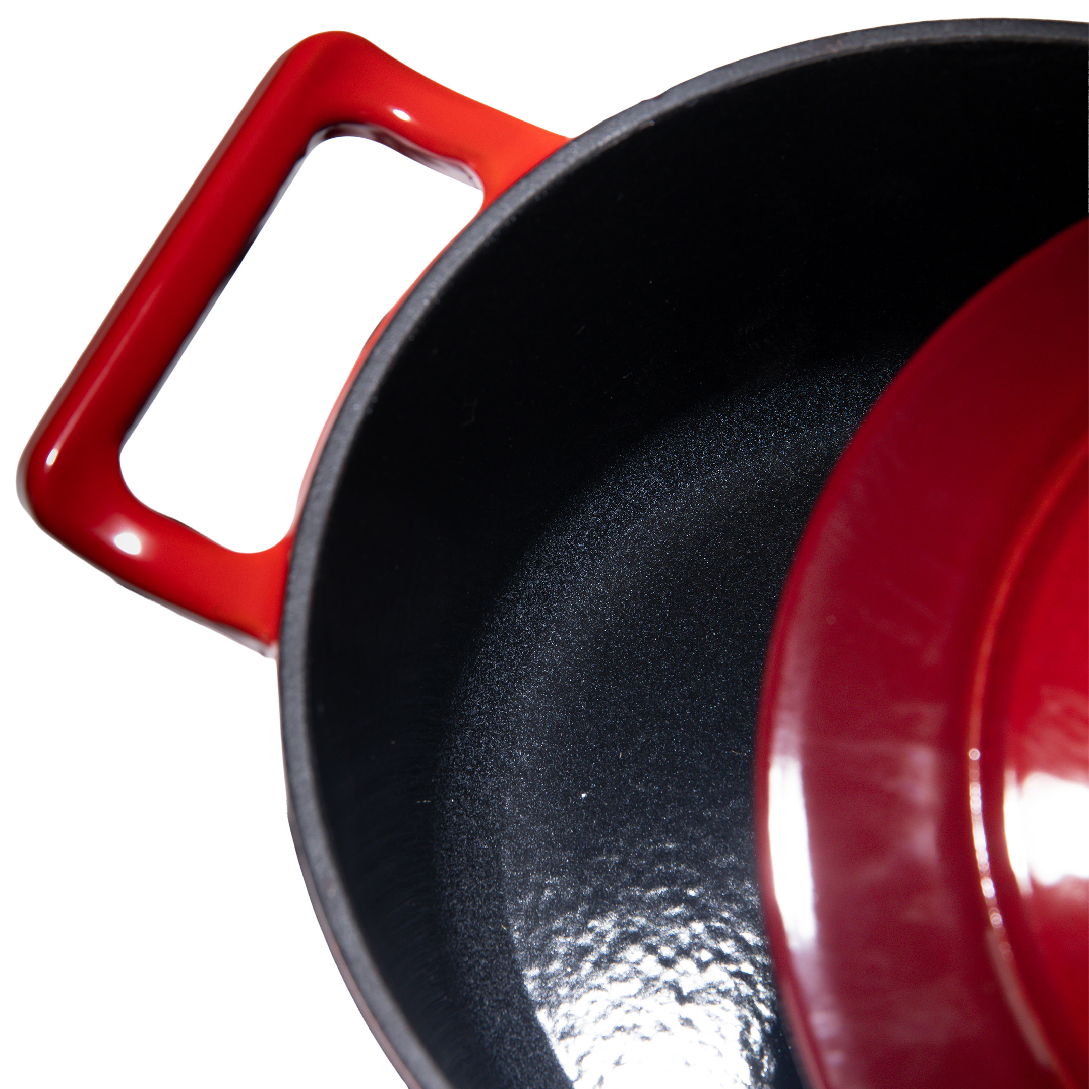 Cratita cu capac, din fonta emailata, 2.85 l, 22 cm, Grunberg GR8622 Cod produs: GR8622 thumbnail 5