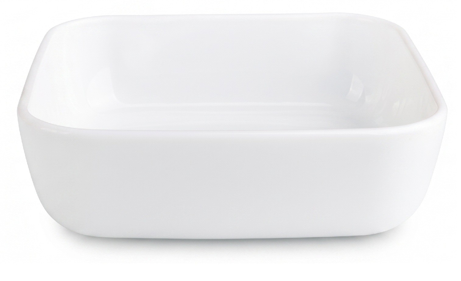Bol din sticla opal - patrat -13x13x4.7 cm-430 ml Cod produs: OPB130