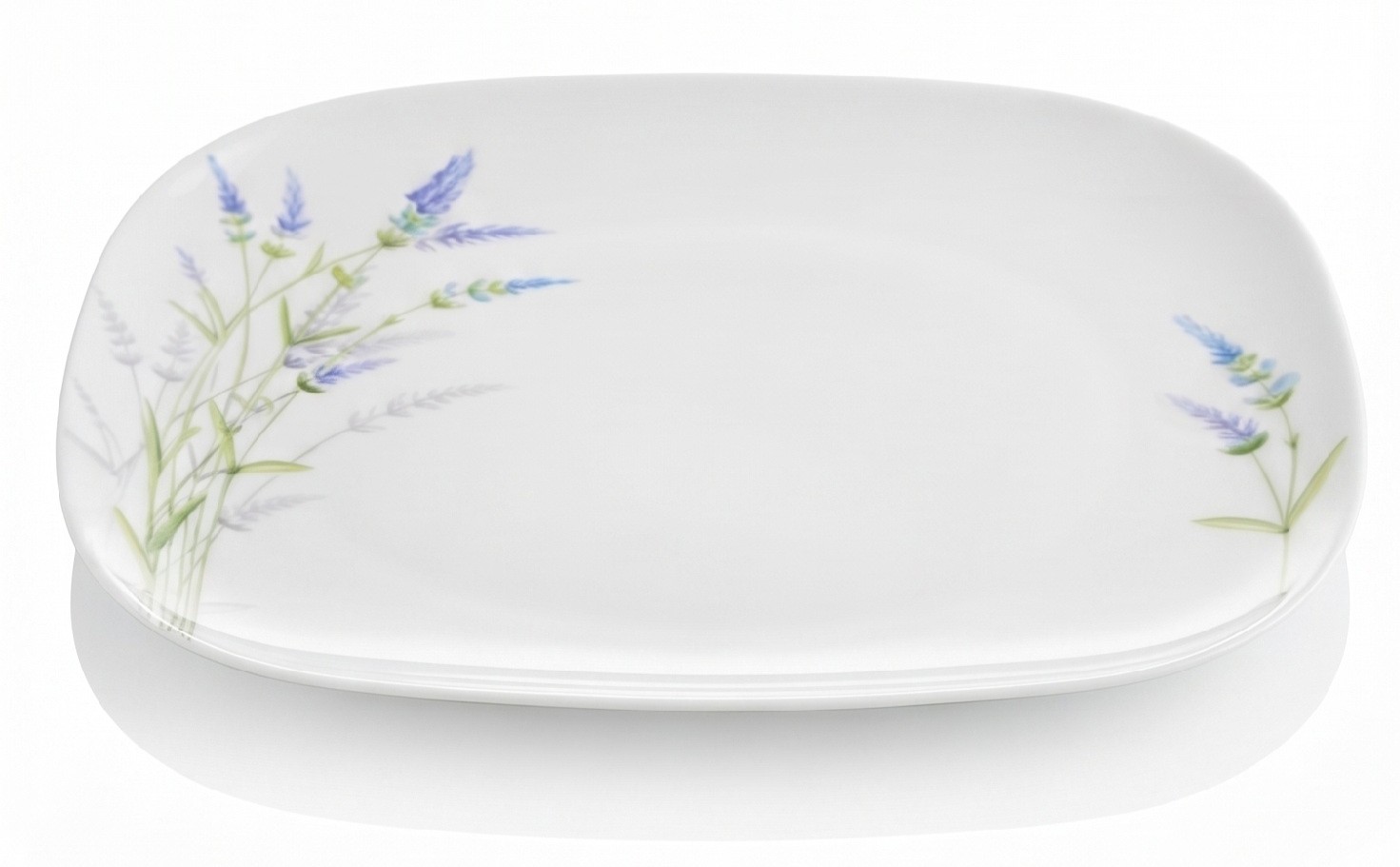 latou din sticla opal - dreptunghiular - cu imprimeu-35x24.8x2.2 cm Cod produs: DOPYP350