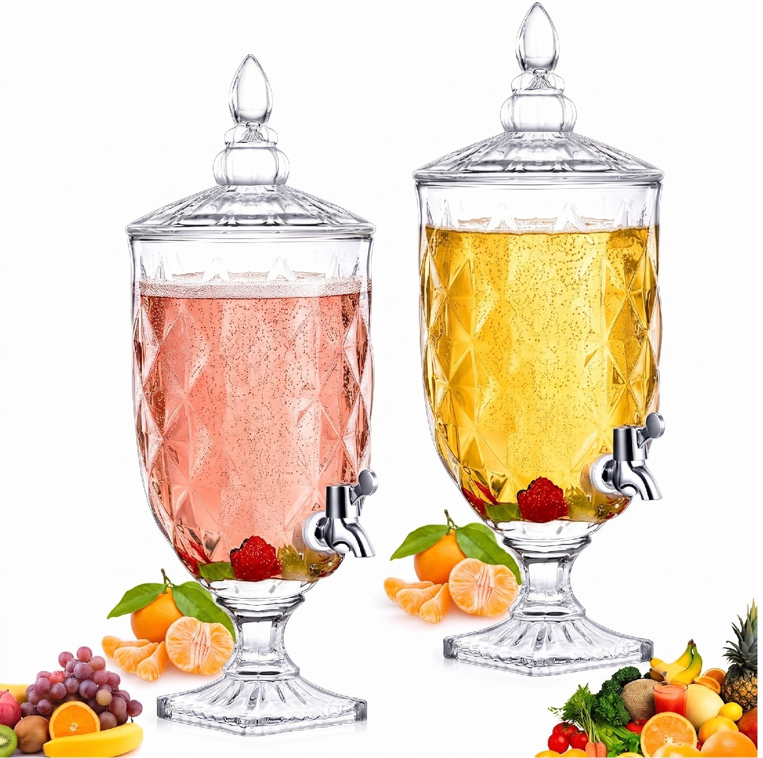 Dispenser pentru băuturi din sticlă cu robinet GRUNBERG DBS3L – 3 L