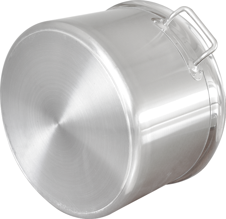 Cratita profesionala din inox, cu manere nituite, capac din inox, compatibila cu plita cu inductie, 32 l, Grunberg GR4732 Cod produs: GR4732 thumbnail 2