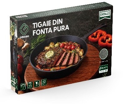 Tigaie din Fontă Pură – 20 cm Cod produs: GR8633 thumbnail 2